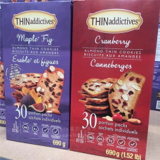 加拿大 THINaddictives 健康脆片餅乾 无花果杏仁味